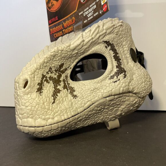 NEW 2024 Jurassic World Chaos Theory W/ Roar Sound Atrociraptor Dinosaur Mask - Picture 2 of 6